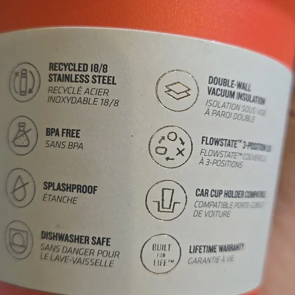 New Stanley Quencher H2.0 30 Oz Hot Coral Tumbler - Picture 7 of 7